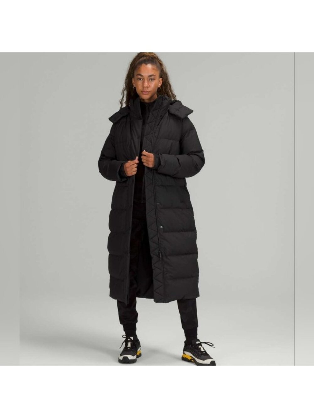 Lululemon Wunder Puff Long Jacket Black